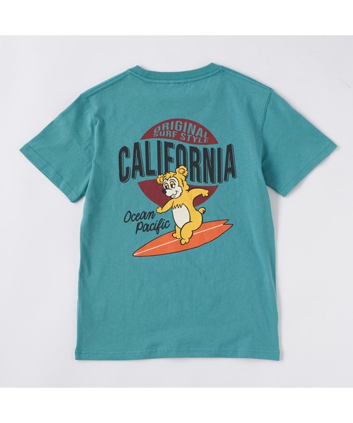 Ocean Pacific(オーシャンパシフィック)の「Ocean Pacific オーシャンパシフィック キッズ キャラクター バックプリント クルーネック 半袖 Tシャツ(Tシャツ/カットソー・キッズ・サックスブルー/ホワイト/グレー・120/140/150/130/160)」の4枚目の写真