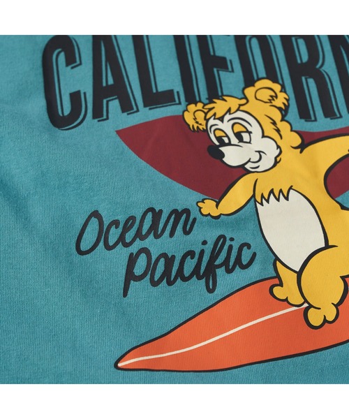 Ocean Pacific(オーシャンパシフィック)の「Ocean Pacific オーシャンパシフィック キッズ キャラクター バックプリント クルーネック 半袖 Tシャツ(Tシャツ/カットソー・キッズ・サックスブルー/ホワイト/グレー・120/140/150/130/160)」の6枚目の写真