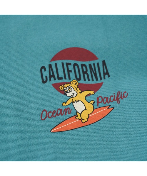 Ocean Pacific(オーシャンパシフィック)の「Ocean Pacific オーシャンパシフィック キッズ キャラクター バックプリント クルーネック 半袖 Tシャツ(Tシャツ/カットソー・キッズ・サックスブルー/ホワイト/グレー・120/140/150/130/160)」の7枚目の写真