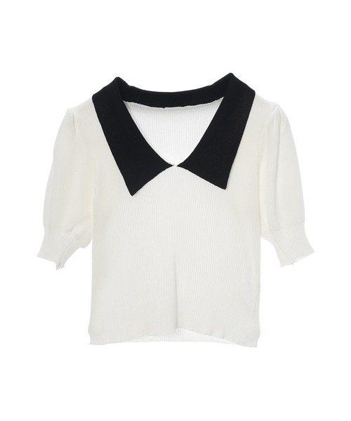 襟付きニットプルオーバー（ニット/セーター）｜fifth（フィフス）の