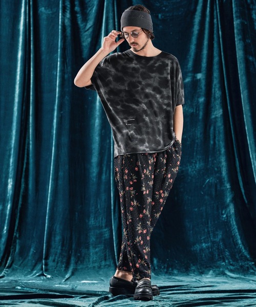 ANGENEHM(アンゲネーム)の「mt9524-Blurred fabric dolman sleeve & oversized T-shirt Tシャツ(Tシャツ/カットソー・メンズ・ブラック/カーキ・S/M/L)」の13枚目の写真