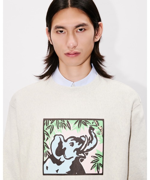 関税込★VIP価格【KENZO】コットンスウェットシャツ XL以上 イタリア KENZO(ケンゾー) スウェット・トレーナー