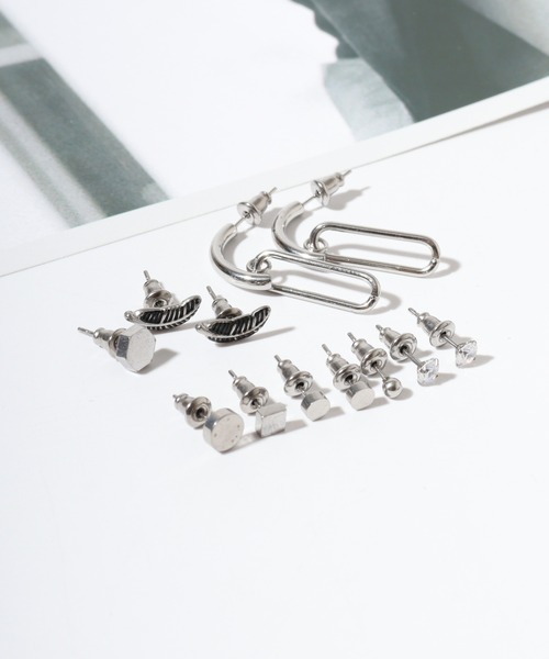 Diliraba(ディリラバ)の「Diliraba 12点セット 金属アレルギー対策 ポスト316 ステンレス ピアス セット(ピアス(両耳用)・メンズ・K/L/M/A/H/J/B/G/I/C/D/E/F・FREE)」の8枚目の写真