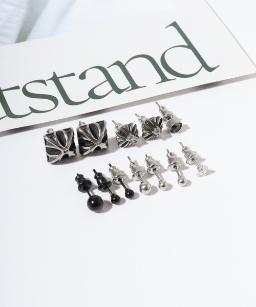 Diliraba(ディリラバ)の「Diliraba 12点セット 金属アレルギー対策 ポスト316 ステンレス ピアス セット(ピアス(両耳用)・メンズ・K/L/M/A/H/J/B/G/I/C/D/E/F・FREE)」の11枚目の写真