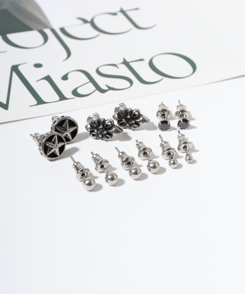 Diliraba(ディリラバ)の「Diliraba 12点セット 金属アレルギー対策 ポスト316 ステンレス ピアス セット(ピアス(両耳用)・メンズ・K/L/M/A/H/J/B/G/I/C/D/E/F・FREE)」の13枚目の写真