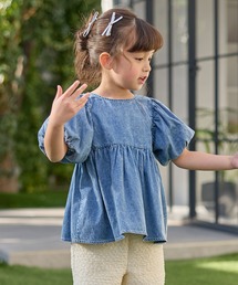 Piet | 【綿100%】バルーンスリーブ デニム ブラウス(シャツ/ブラウス)