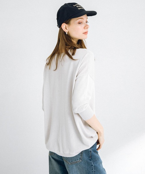 ♥URBAN RESEARCH♥ニット（L）アイボリー セール】 F by ROSSO オープンカラーサマーニット （ニット