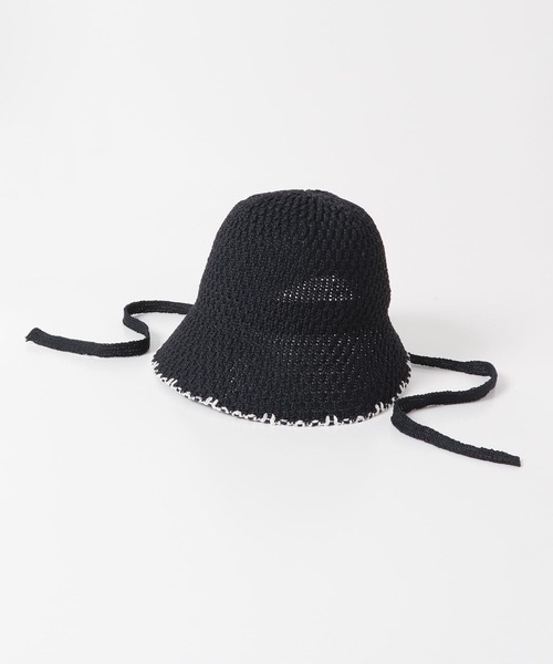 アノンハット　小公女のボンネ(グレー×黒) アノンハット 小公女のボンネ(グレー×黒) 小公女のボンネ | アノンハット