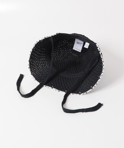 SENSE OF PLACE by URBAN RESEARCH（センスオブプレイスバイアーバンリサーチ）の「ボンネットベルハット（ハット・レディース・アイボリー/ブラック・ONE）」の19枚目の写真