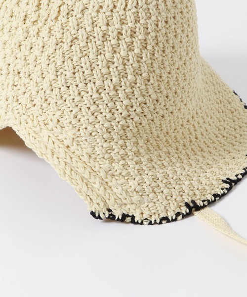 SENSE OF PLACE by URBAN RESEARCH（センスオブプレイスバイアーバンリサーチ）の「ボンネットベルハット（ハット・レディース・アイボリー/ブラック・ONE）」の22枚目の写真