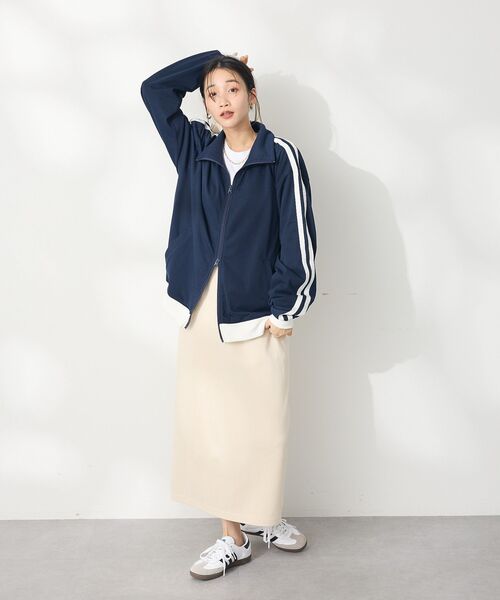 CRAFT STANDARD BOUTIQUE(クラフトスタンダードブティック)の「リブロングスカート(スカート・レディース・ブラック/パープル/アイボリー/ブラウン・L/M)」の12枚目の写真