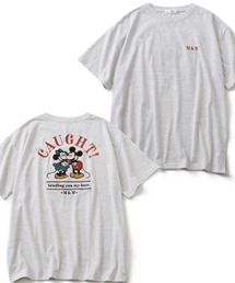 【Disney/ディズニー】アートワークデザイン サガラ刺繍 半袖Tシャツ