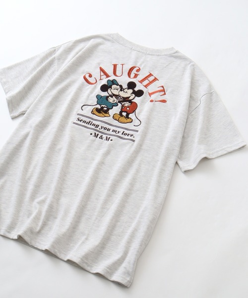 Disney（ディズニー）の「【Disney/ディズニー】アートワークデザイン サガラ刺繍 半袖Tシャツ（Tシャツ/カットソー・レディース・グリーン/オートミール/イエロー/ネイビー・M/L）」の14枚目の写真
