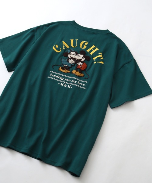 Disney（ディズニー）の「【Disney/ディズニー】アートワークデザイン サガラ刺繍 半袖Tシャツ（Tシャツ/カットソー・レディース・グリーン/オートミール/イエロー/ネイビー・M/L）」の18枚目の写真