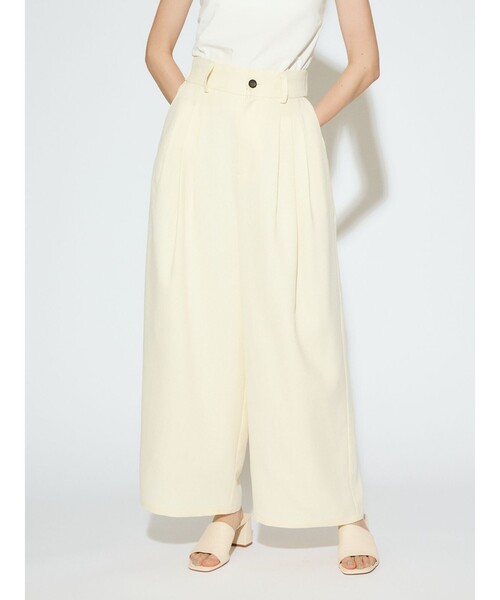 MIDIUMISOLID(ミディウミソリッド)の「MIDIUMISOLID for Ladies タックスラックス(その他パンツ・レディース・チャコールグレー/ブラック・36/38)」の10枚目の写真