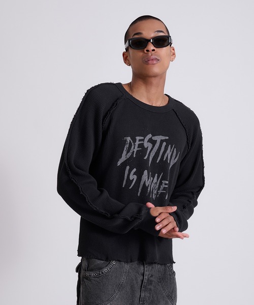 FTW サーマル セール】Washed Inside-out Thermal T-shirt/ウォッシュ