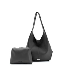 BarcosBlue（バルコスブルー）の「【BarcosBlue/バルコスブルー】フェイクレザーホーボーバッグ（ショルダーバッグ）」