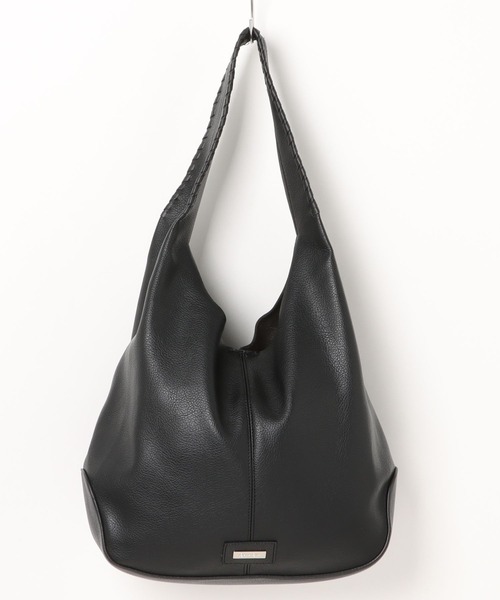 BarcosBlue（バルコスブルー）の「【BarcosBlue/バルコスブルー】フェイクレザーホーボーバッグ（ショルダーバッグ・レディース・ベージュ/ブラック・ONE SIZE）」の17枚目の写真