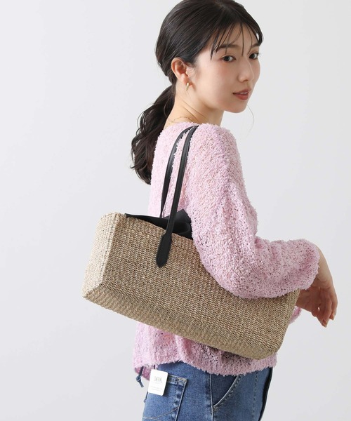 The Bagmati（ザバグマティ）の「アバカスクエアトート（トートバッグ・レディース・ベージュ/ブラック・FREE）」の14枚目の写真