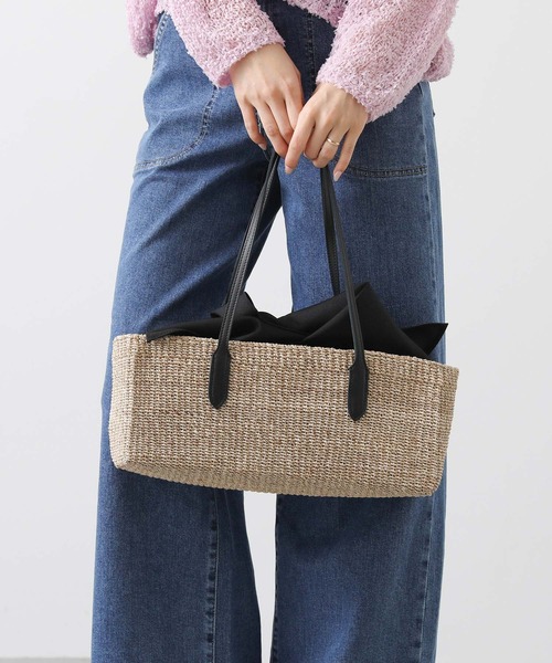 The Bagmati（ザバグマティ）の「アバカスクエアトート（トートバッグ・レディース・ベージュ/ブラック・FREE）」の13枚目の写真