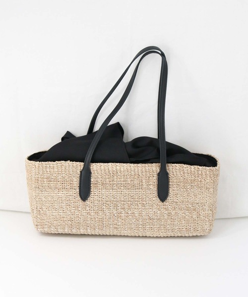 The Bagmati（ザバグマティ）の「アバカスクエアトート（トートバッグ・レディース・ベージュ/ブラック・FREE）」の11枚目の写真