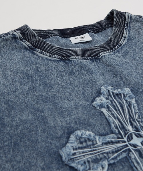 improves(インプローブス)の「6.5ozデニム クルーネック プルオーバー(Tシャツ/カットソー・メンズ・ブラック/ブルー・MEDIUM/LARGE)」の18枚目の写真