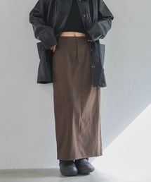 feepur | 【セットアップ可】スラックスナロースカート(スカート)