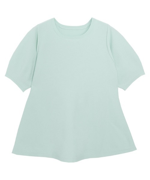 Pierrot(ピエロ)の「構築袖ペプラムニット(ニット/セーター・レディース・ライトイエロー/チャコール/オフホワイト/ミント/ネイビー・M/L)」の15枚目の写真