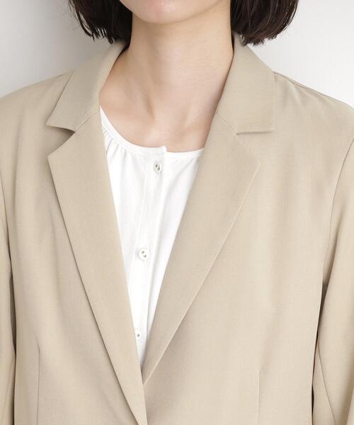 THE SHOP TK (ザ ショップ ティーケー )の「【セットアップ可】テーラードジャケット(テーラードジャケット・レディース・ブラウン系その他/ベージュ・12/13)」の14枚目の写真