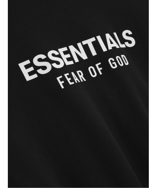 大人気★【Fear of God Essentials】クラシック パーカー ロゴ FEAR OF GOD ESSENTIALS Essentials パーカー | ブラック
