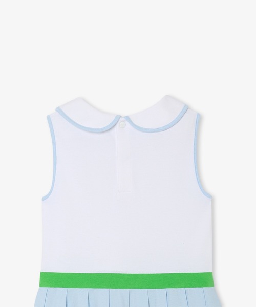 【新品】jacadi 水色　スポーティーシックワンピース　5A 6A セール】スポーティーシックワンピース（ワンピース）｜jacadi