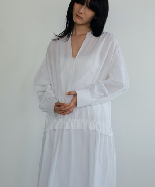 セール】Skipper Gather Onepiece（ワンピース）｜anuke（アンヌーク