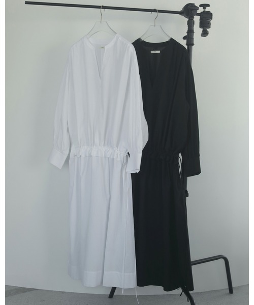 anuke(アンヌーク)の「Skipper Gather Onepiece(ワンピース・レディース・ブラック/ホワイト・36inch/38inch)」の10枚目の写真