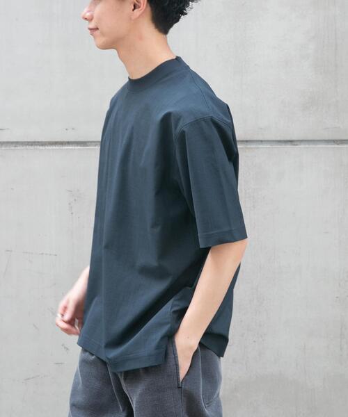 FORK&SPOON（フォークアンドスプーン）の「FORK&SPOON　TEC LINEN T-SHIRTS（Tシャツ/カットソー・メンズ・ブルー系その他/ライトグレー/ブラック・4/5）」の3枚目の写真