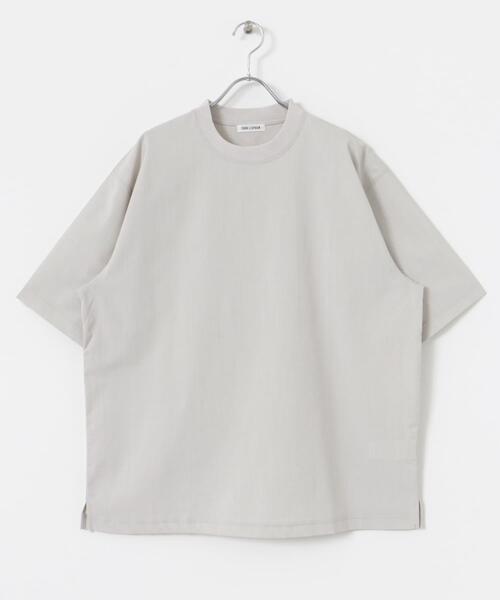 FORK&SPOON（フォークアンドスプーン）の「FORK&SPOON　TEC LINEN T-SHIRTS（Tシャツ/カットソー・メンズ・ブルー系その他/ライトグレー/ブラック・4/5）」の9枚目の写真