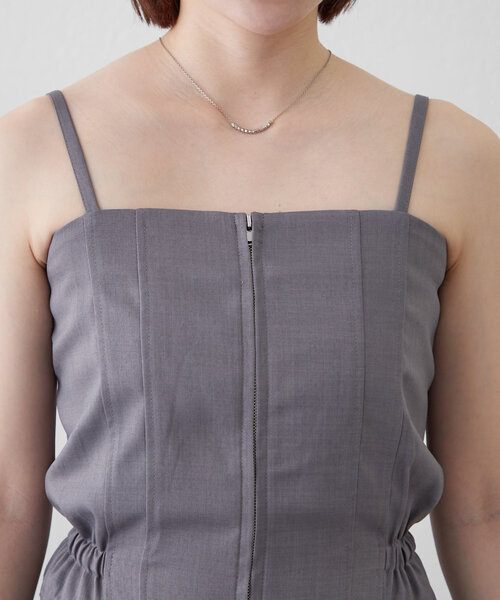mline（エムライン）の「[mline]コルセット オールインワン（ワンピース・レディース・ブラック/グレー・FREE）」の10枚目の写真