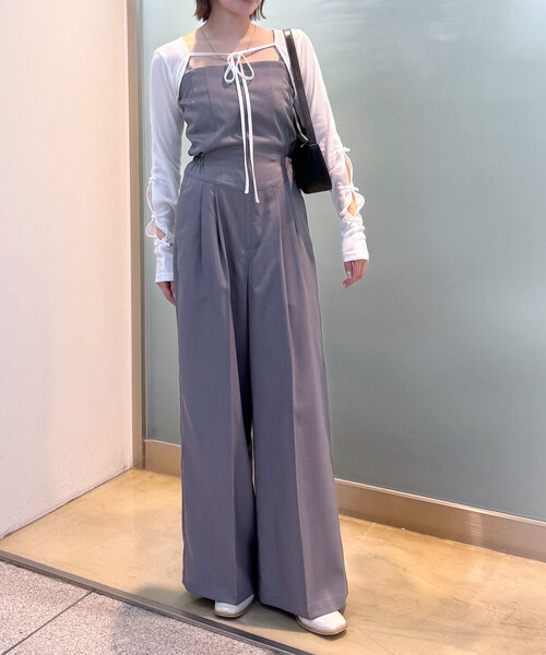 mline（エムライン）の「[mline]コルセット オールインワン（ワンピース・レディース・ブラック/グレー・FREE）」の15枚目の写真