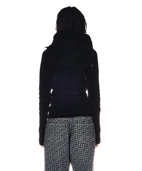 BEEDEN（ビーデン）の「MOLE YARN 2P TOPS（ニット/セーター・レディース・レッド/ブラック・FREE）」の6枚目の写真