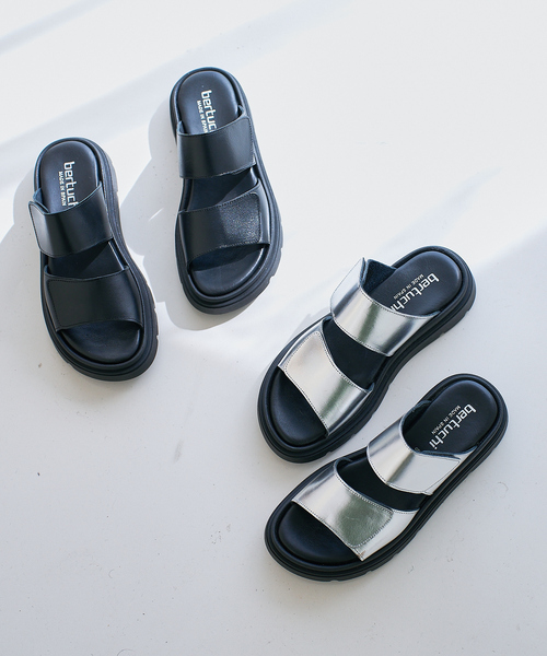 collex（コレックス）の「【bertuchi/ベルトゥーチ】ベルテッドサンダル（サンダル・レディース・ブラック/シルバー・37/38/36）」の3枚目の写真