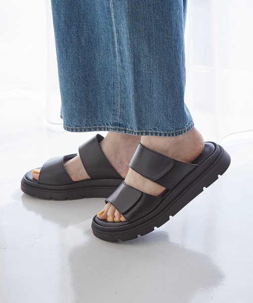 collex（コレックス）の「【bertuchi/ベルトゥーチ】ベルテッドサンダル（サンダル・レディース・ブラック/シルバー・37/38/36）」の6枚目の写真