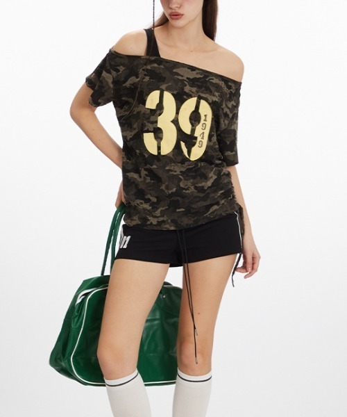 セール】【同店秋の新作・長袖Tシャツ】カモフラージュオープン