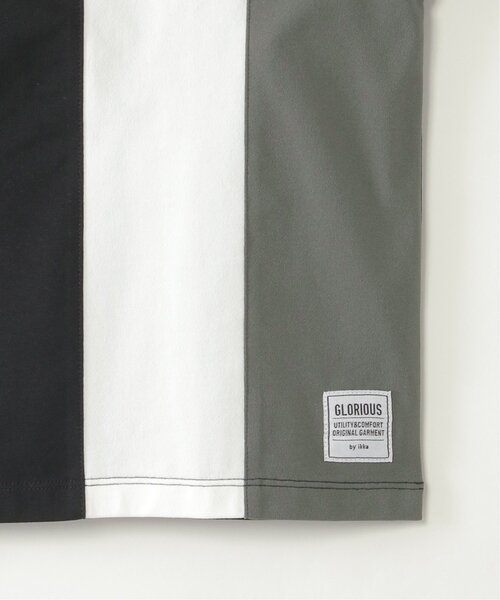 ikka(イッカ)の「【接触冷感/吸水速乾】マルチファンクション縦切り替えTシャツ(120~160cm)【UVカット/親子コーデ】(Tシャツ/カットソー・キッズ・ブラック/ホワイト・150/140/130/160/120)」の10枚目の写真