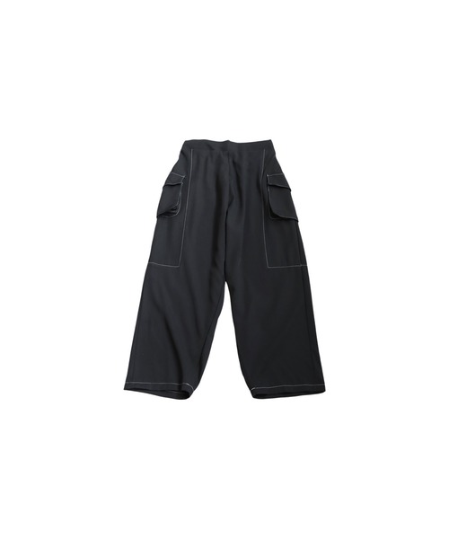 antiqua（アンティカ）の「ホワイトステッチカーゴパンツ（カーゴパンツ・レディース・ブラック/ブルー系その他・LARGE/MEDIUM）」の11枚目の写真