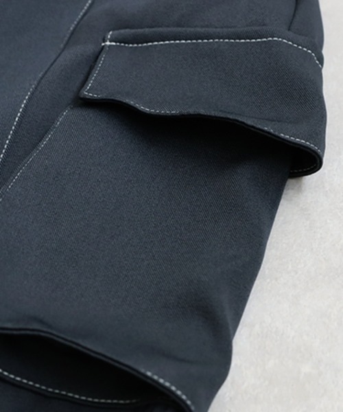 antiqua（アンティカ）の「ホワイトステッチカーゴパンツ（カーゴパンツ・レディース・ブラック/ブルー系その他・LARGE/MEDIUM）」の14枚目の写真