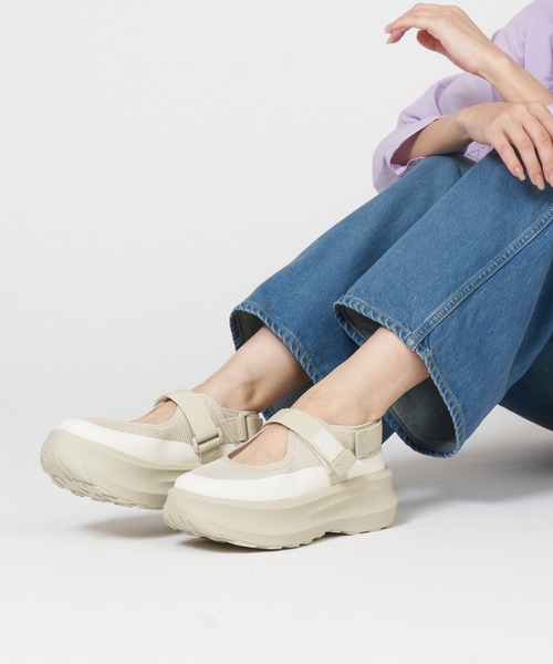 SHAKA(シャカ)の「SHAKA 厚底 スニサン MARYJANE TRAIL CHUNKY GES メリージェーン トレイル チャンキー GESソール(サンダル・レディース・ブラック/キナリ/ホワイト系その他・23/24/25)」の3枚目の写真