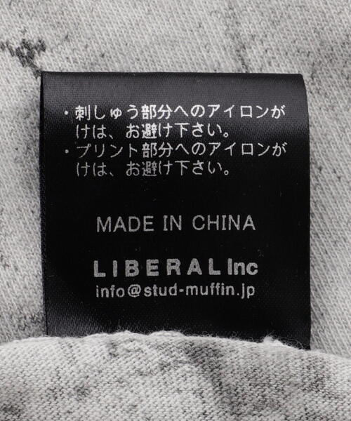 STUD MUFFIN（スタッドマフィン）の「STUD MUFFIN/スタッドマフィン/HEART ピグメントSS TEE（Tシャツ/カットソー・メンズ・グレー/ブラック・3/4/2）」の20枚目の写真