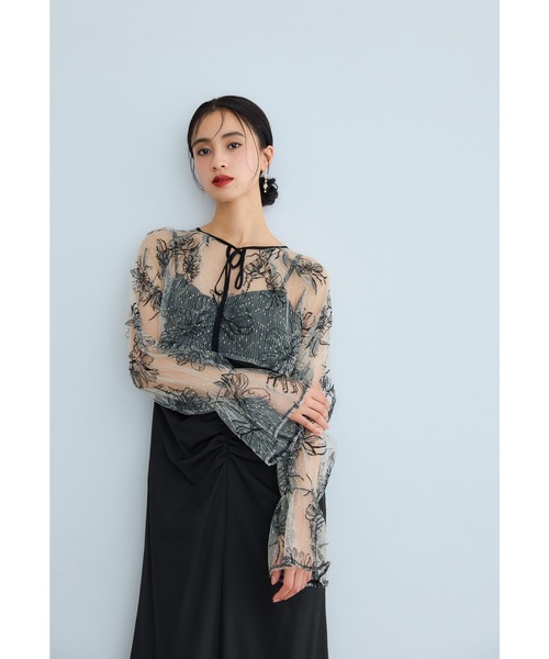 niana(ニアナ)の「Many wayゴールドフラワードレス 2点セット ボレロ&キャミワンピース 結婚式 同窓会 パーティー オケージョンドレス お呼ばれ(ドレス・レディース・キャメル/ブラック/グレー・M/S/L)」の21枚目の写真