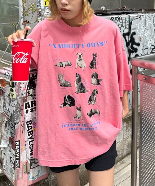 tシャツ 「SOUNDS GOOOOD」パウダー加工プリント＆刺繍TEE レディース メンズ SOUNDS GOOOOD】パウダー加工プリント&刺繍TEE（Tシャツ