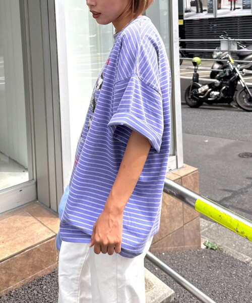 tシャツ 「SOUNDS GOOOOD」パウダー加工プリント＆刺繍TEE レディース メンズ SOUNDS GOOOOD】パウダー加工プリント&刺繍TEE（Tシャツ
