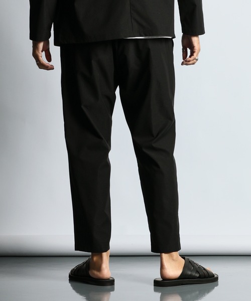 The DUFFER of ST.GEORGE（ザダファーオブセントジョージ）の「SETUP EASY SLACKS：セットアップ イージースラックス（スラックス・メンズ・ブラック・MEDIUM/LARGE/X-LARGE）」の5枚目の写真